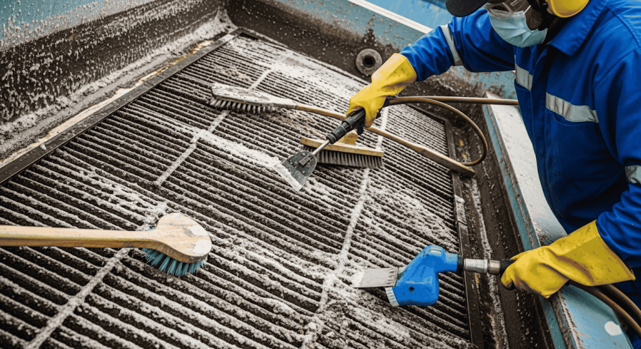 The Deep Clean (Chemical Treatment for Stubborn Grime)