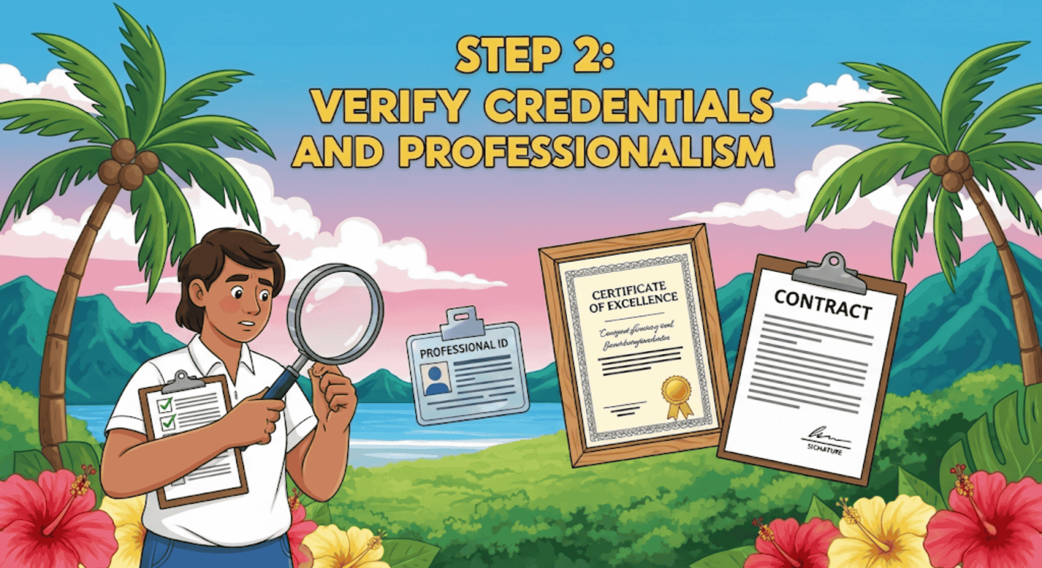Step 2 Verify Credentials and Professionalism