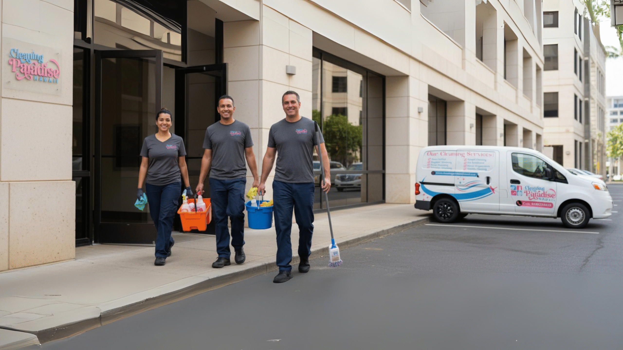 Cleaning Paradise Hawaii Team