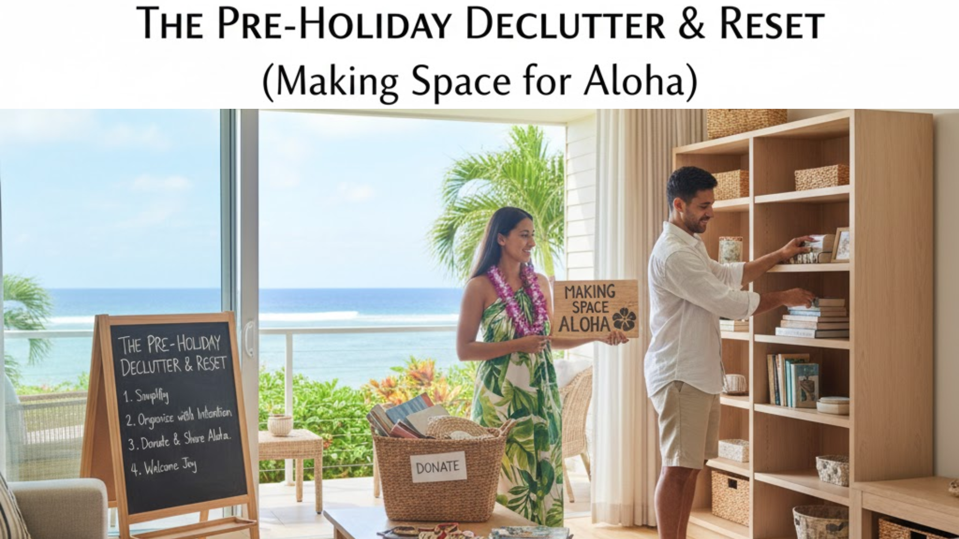 The Pre-Holiday Declutter & Reset (Making Space for Aloha)